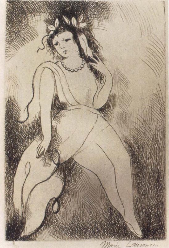 Marie Laurencin Woman wearing the jewelry